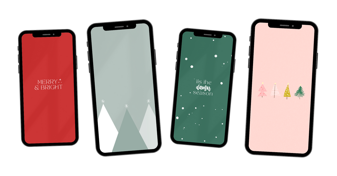 freebies | festive phone wallpapers