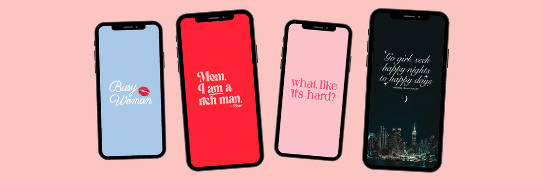 freebies | 15 vision board collection phone wallpapers