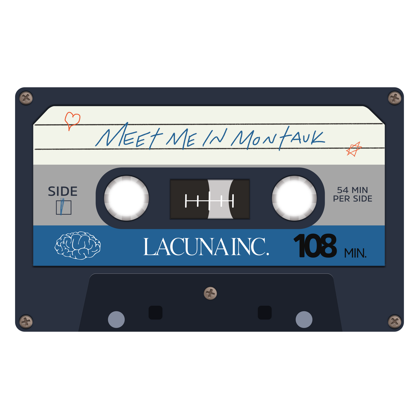 NEW! meet me in montauk sticker