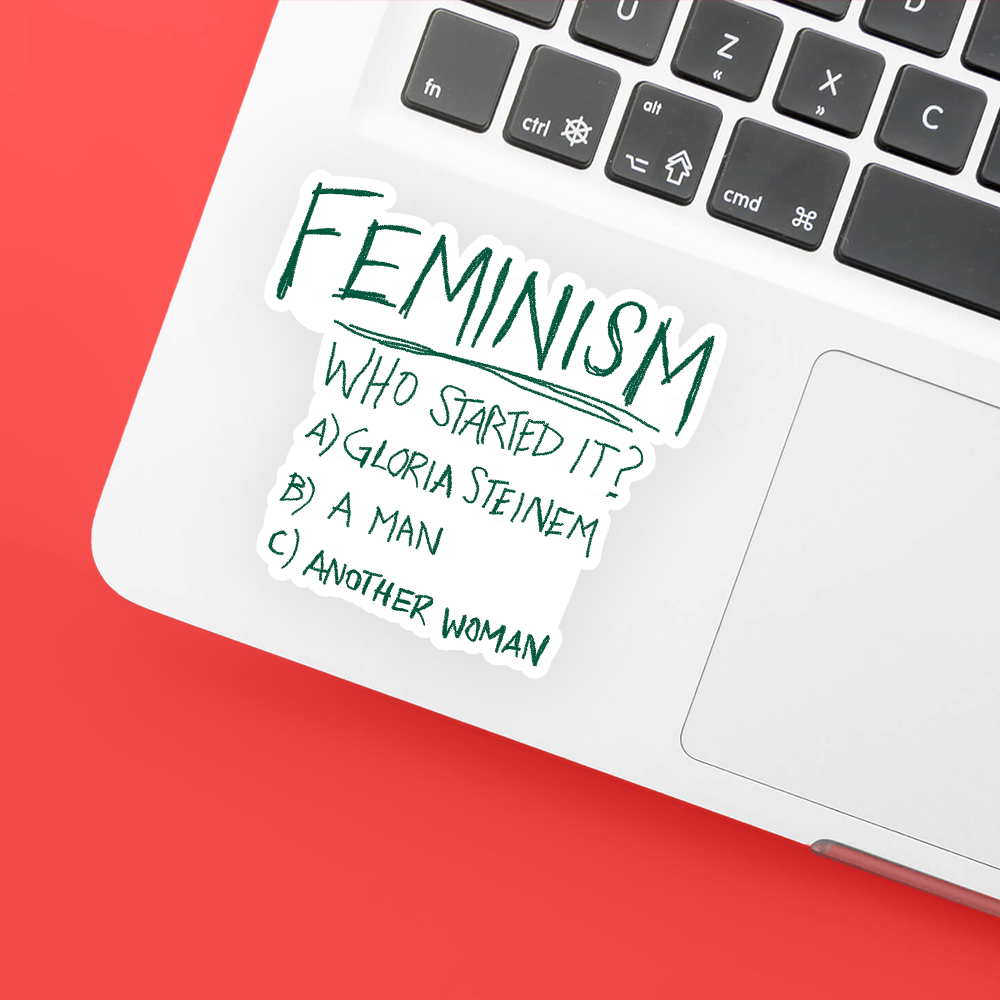 NEW! bottoms feminism sticker