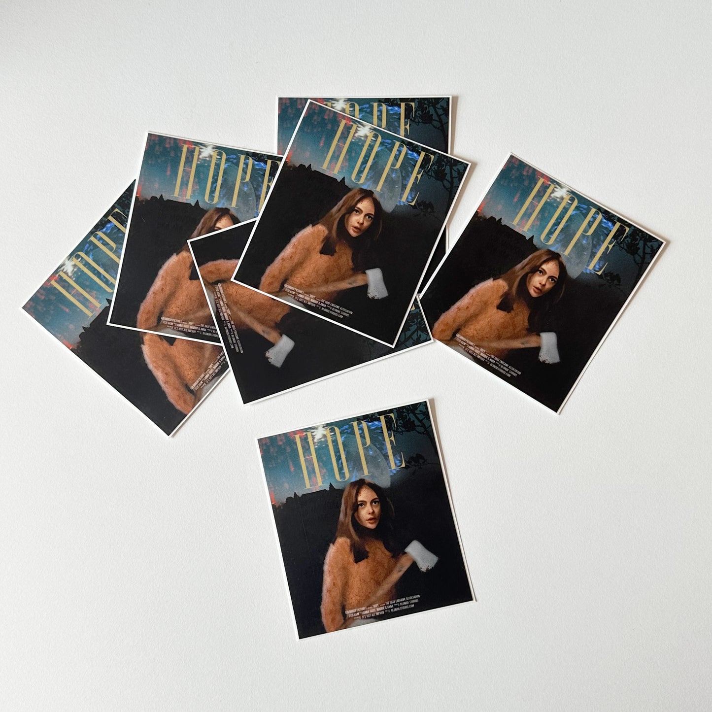 HOPE movie poster sticker