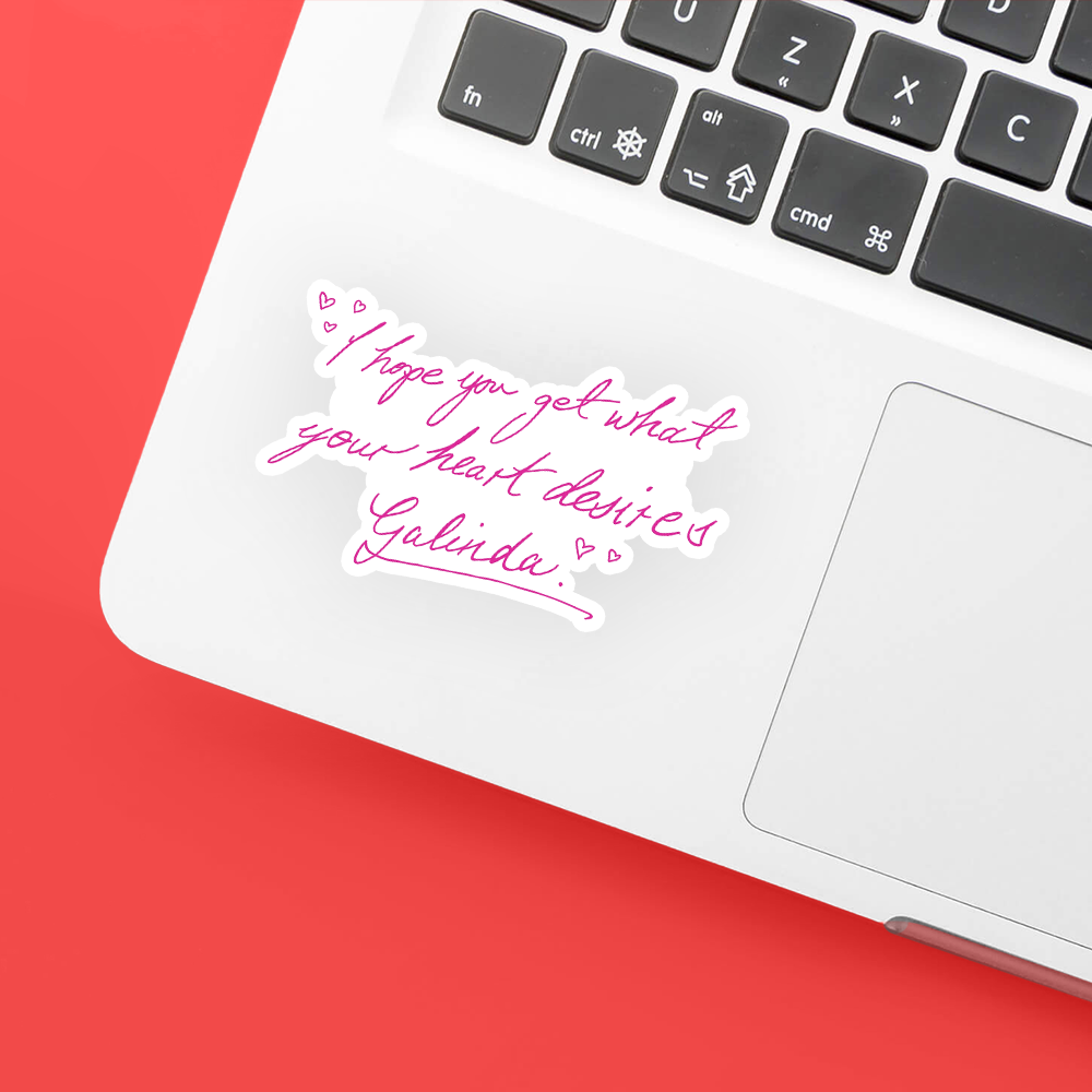 NEW! wicked galinda sticker