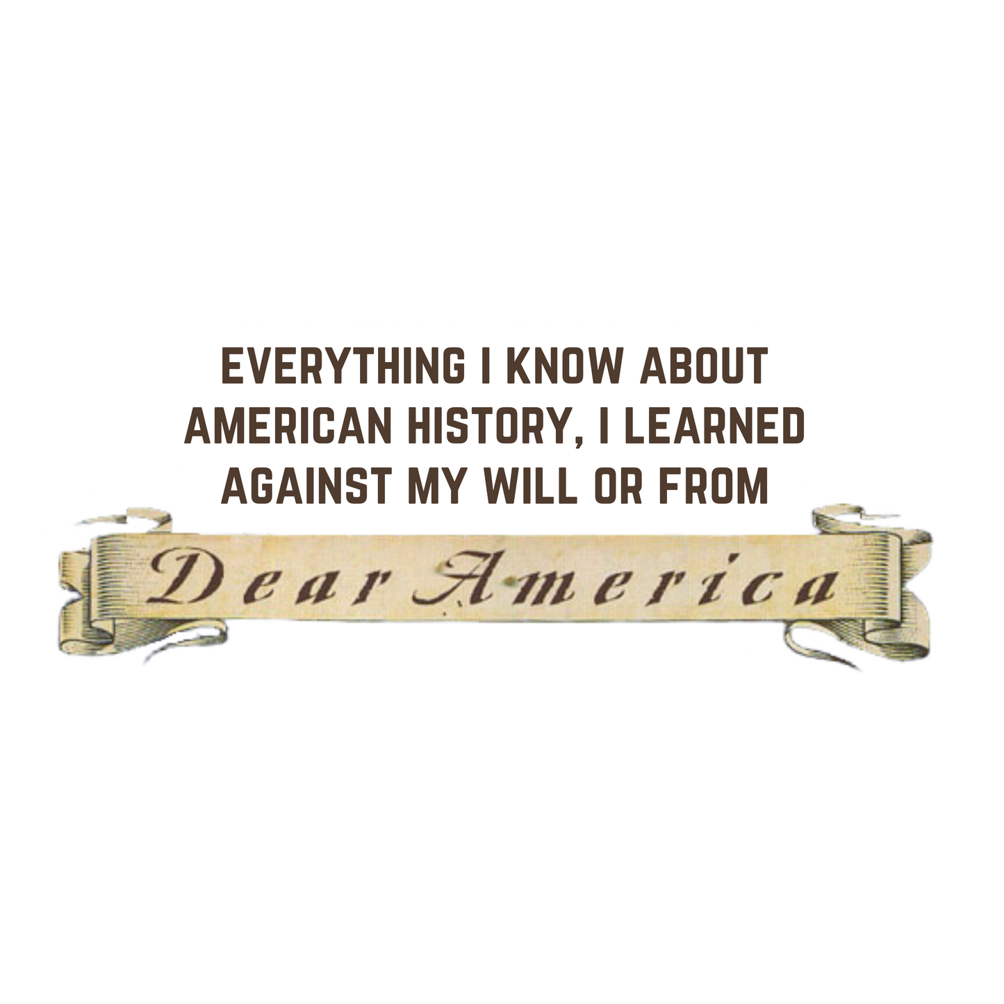 dear america sticker