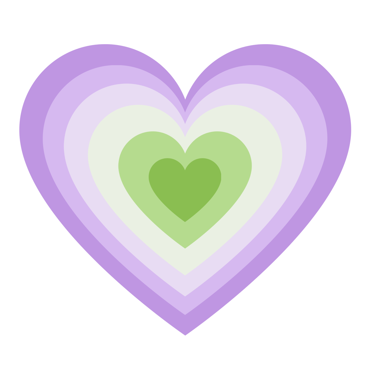 genderqueer pride heart sticker