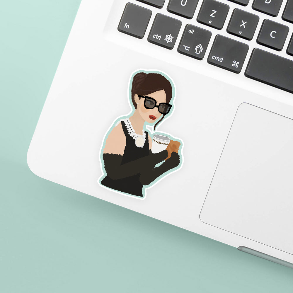 breakfast at tiffany's sticker