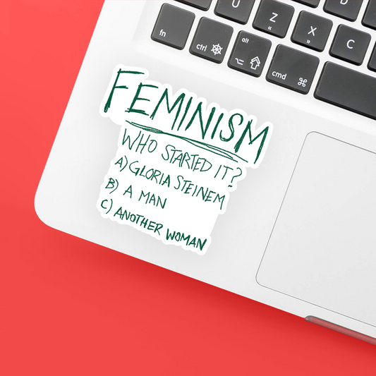 NEW! bottoms feminism sticker