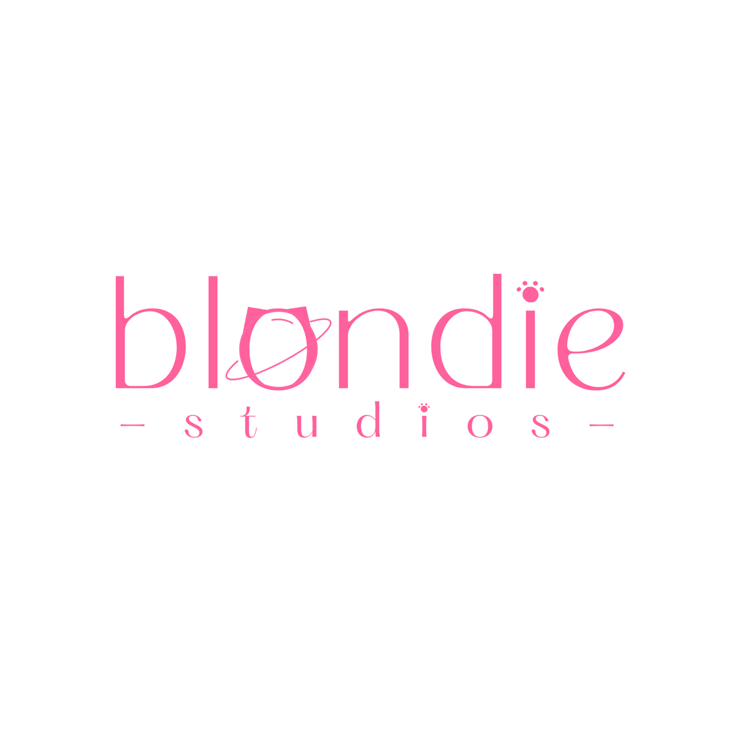 the chloë collection: blondië studios sticker