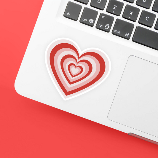 blondie heart sticker