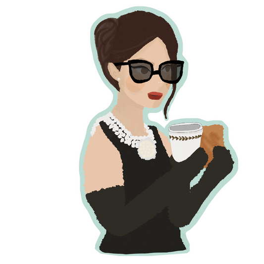 breakfast at tiffany's sticker