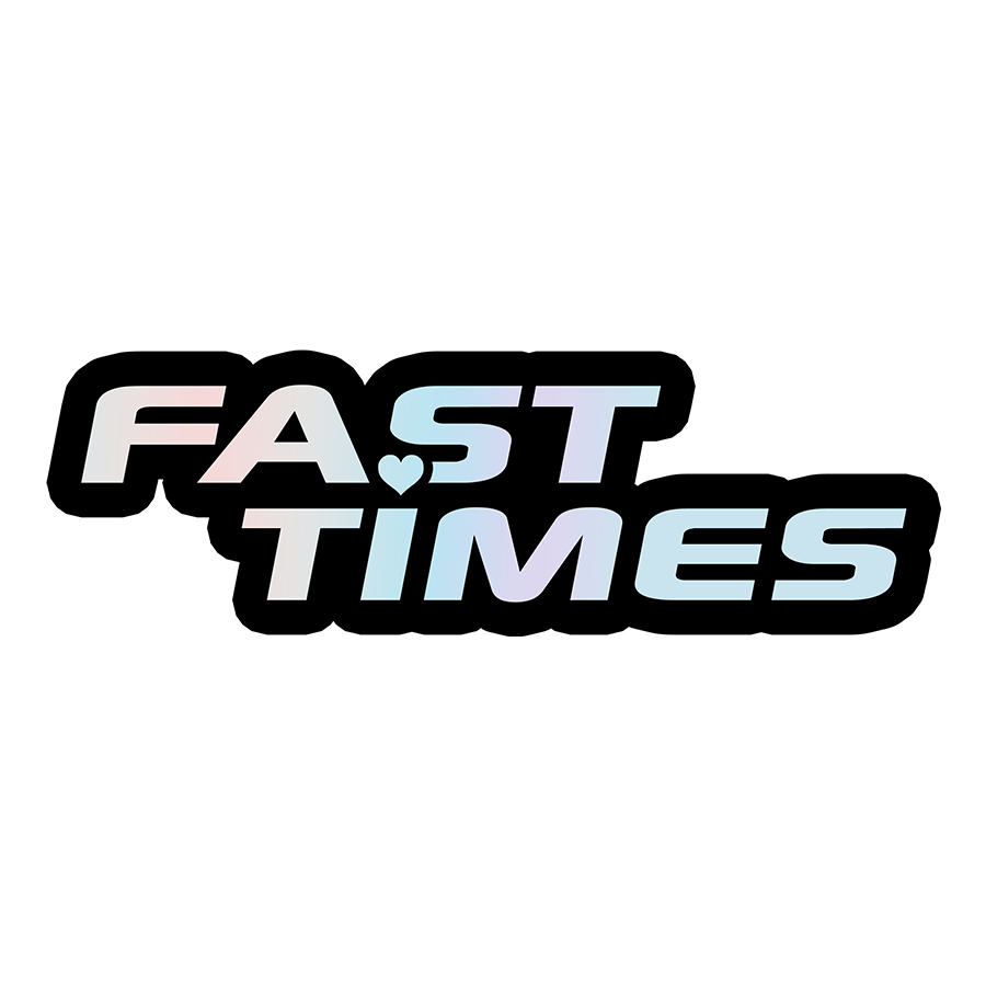 fast times holographic sticker