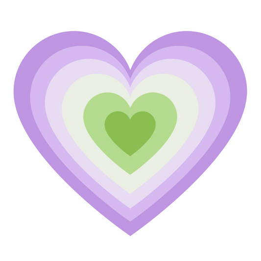 genderqueer pride heart sticker