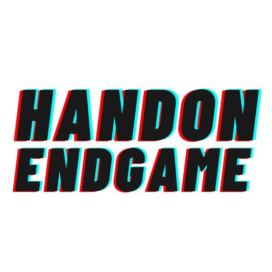 handon endgame holographic sticker
