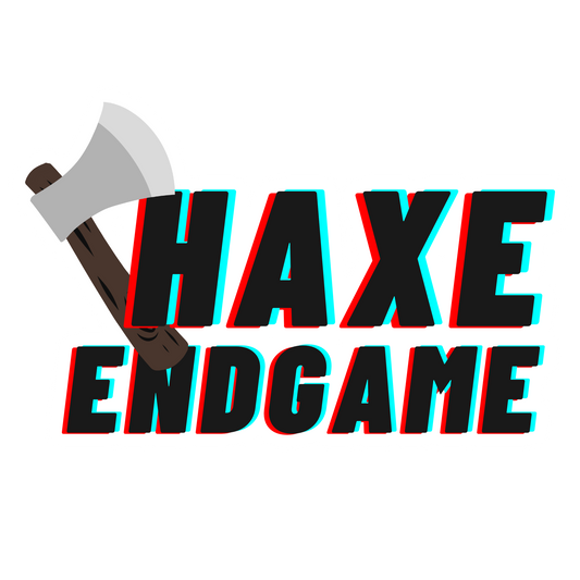 haxe endgame holographic sticker