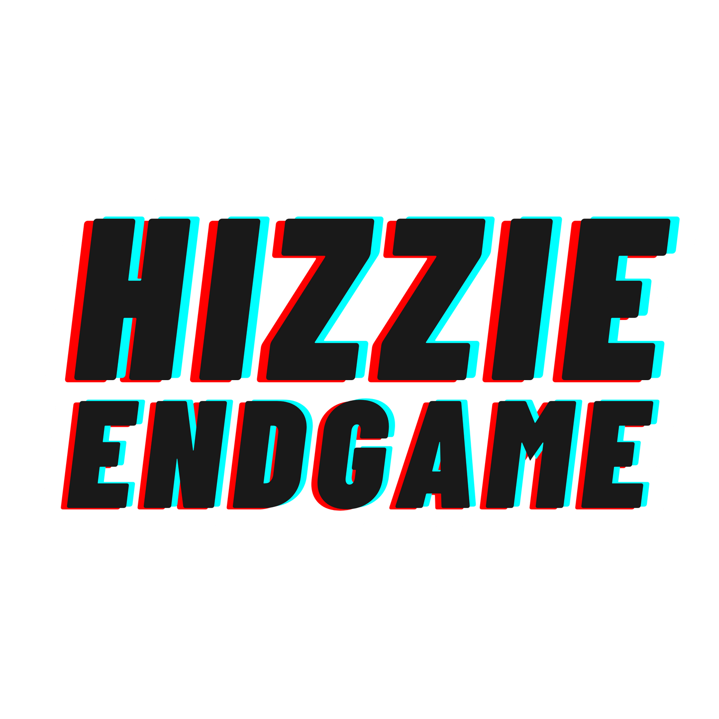 hizzie endgame holographic sticker