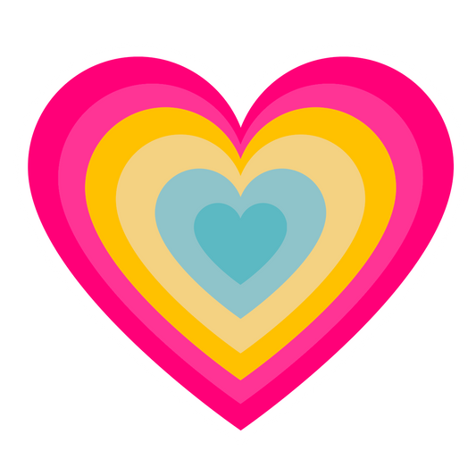 pan pride heart sticker